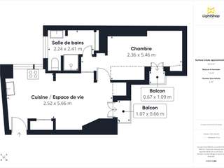 Vente appartement 2 pièces