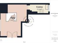 Vente appartement 2 pièces Vente appartement 2 pièces