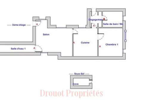 Vente appartement 2 pièces Vente appartement 2 pièces