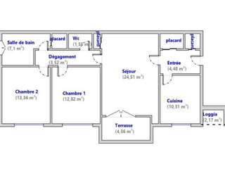 Vente appartement 3 pièces