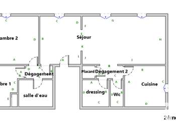 Vente Appartement 3 piècesPau