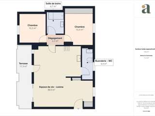 Vente appartement 3 pièces
