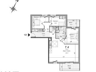 Vente appartement 4 pièces Vente appartement 4 pièces