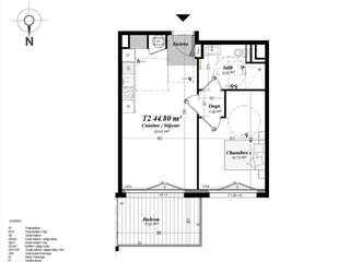 Vente appartement 2 pièces