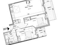 Vente appartement 3 pièces Vente appartement 3 pièces