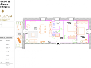 Vente appartement 3 pièces Vente appartement 3 pièces
