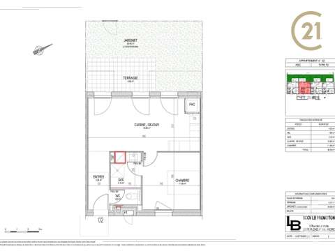 Vente appartement 2 pièces