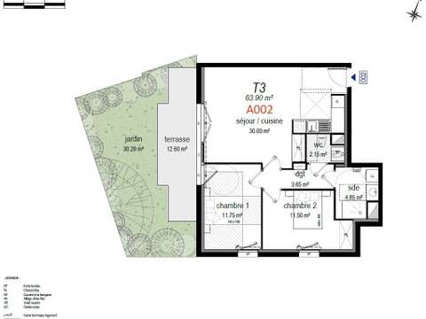 Vente appartement 3 pièces Pléneuf-Val-André 22