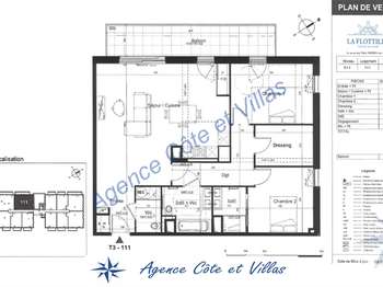 Vente appartement 3 pièces
