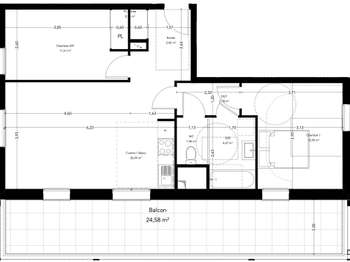 Vente appartement 3 pièces