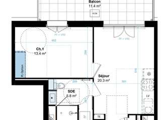 Vente appartement 2 pièces