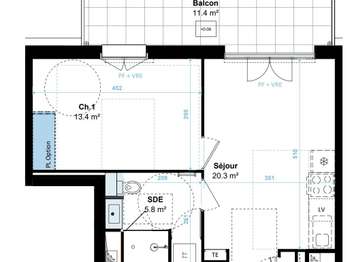 Vente appartement 2 pièces