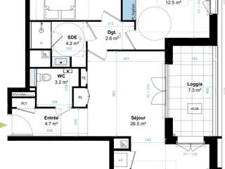 Vente appartement 3 pièces