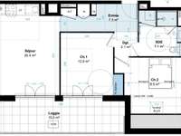 Vente appartement 3 pièces