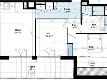 Vente appartement 3 pièces