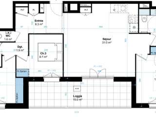 Vente appartement 4 pièces