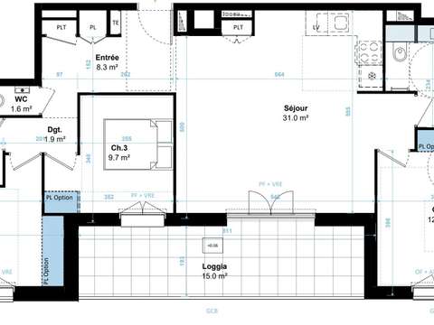 Vente appartement 4 pièces