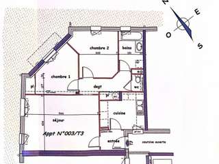 Vente appartement 3 pièces Vente appartement 3 pièces