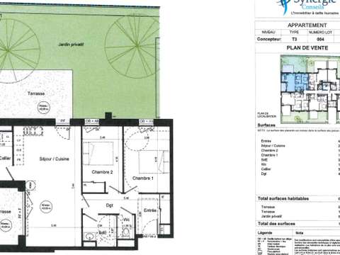 Vente appartement 3 pièces Plougonvelin 29