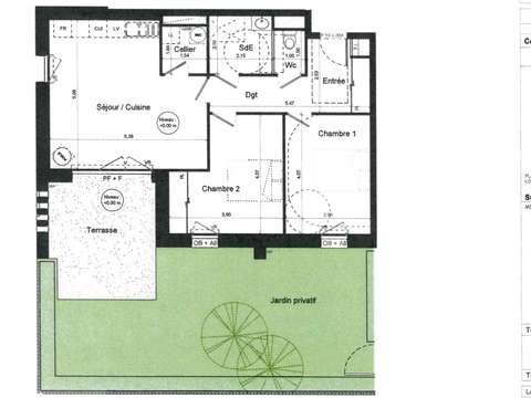 Vente appartement 3 pièces