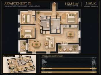 Vente appartement 4 pièces Vente appartement 4 pièces