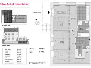 Vente appartement 3 pièces Vente appartement 3 pièces