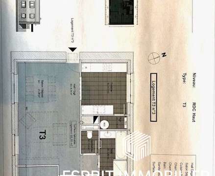 Vente appartement 3 pièces