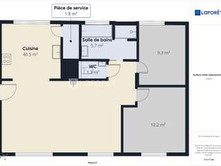 Vente appartement 3 pièces