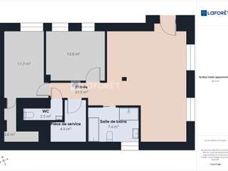 Vente appartement 3 pièces
