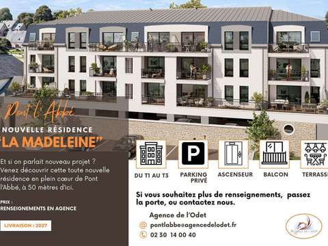 Vente appartement 3 pièces Pont-l'Abbé 29