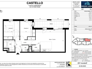 Vente appartement 3 pièces