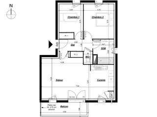 Vente appartement 3 pièces