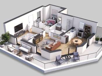Vente Appartement 3 piècesPontchâteau