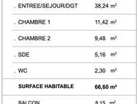 Vente appartement 3 pièces