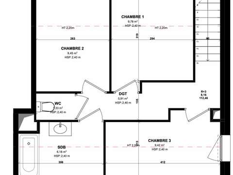 Vente appartement 4 pièces