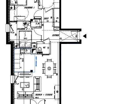Vente appartement 3 pièces