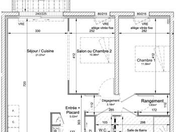 Vente appartement 3 pièces