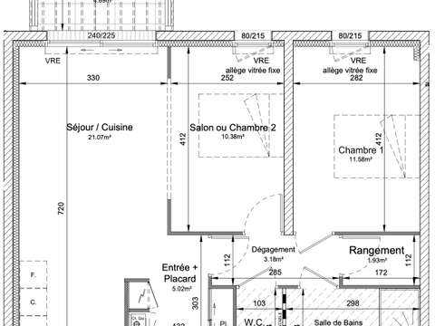 Vente appartement 3 pièces