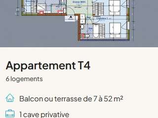 Vente appartement 3 pièces Vente appartement 3 pièces