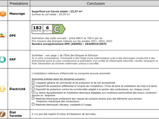 Vente Studio 1 pièce