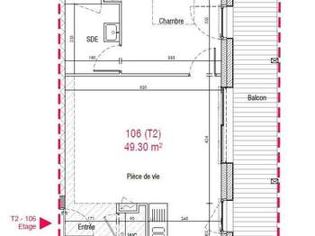 Vente appartement 2 pièces
