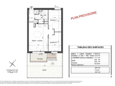 Vente appartement 3 pièces