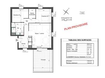 Vente appartement 3 pièces