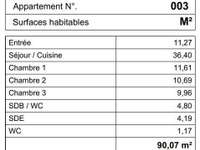 Vente appartement 4 pièces