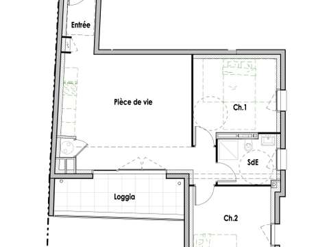 Vente appartement 3 pièces