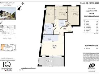 Vente appartement 4 pièces