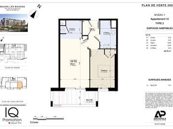 Vente appartement 2 pièces