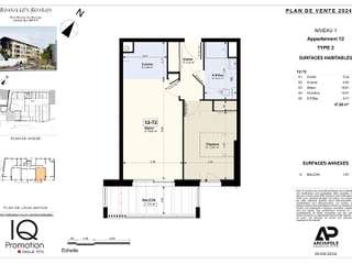 Vente appartement 2 pièces