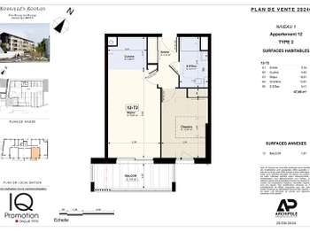 Vente appartement 2 pièces