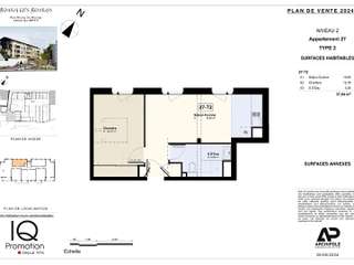 Vente appartement 2 pièces